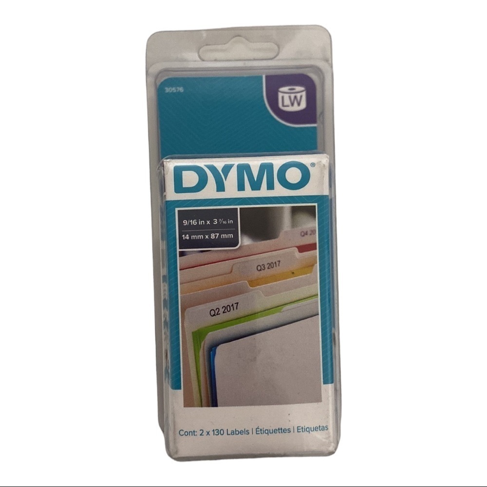 Dymo 30576 File Folder 130 Label Stickers NWT